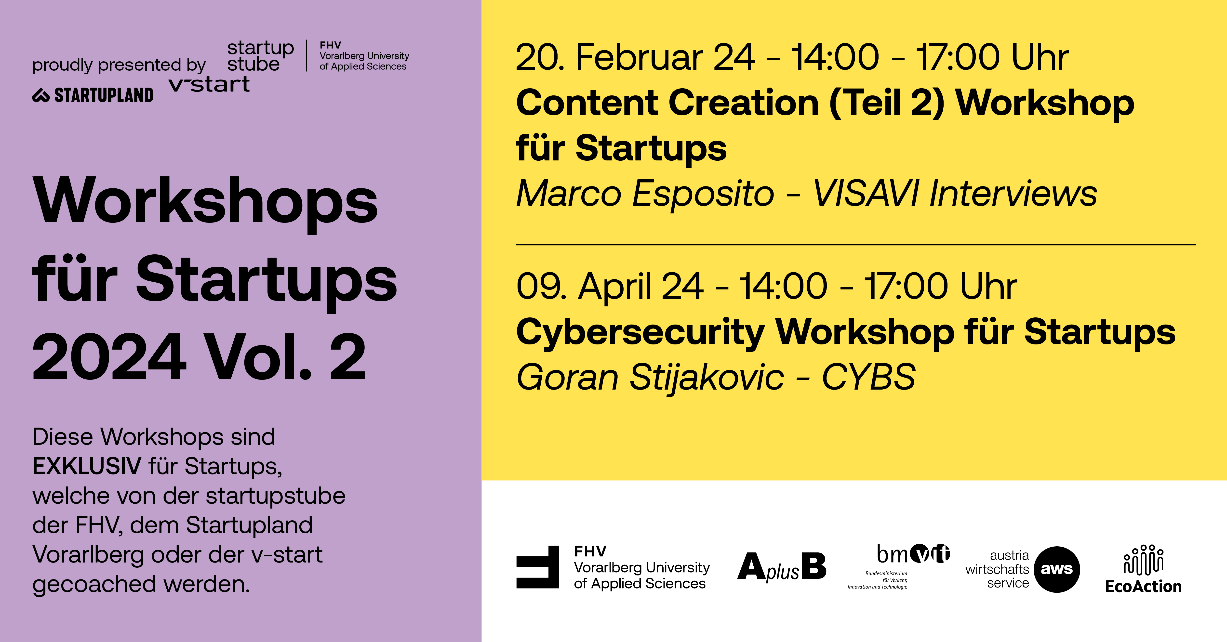 Cybersecurity Workshop für Startups